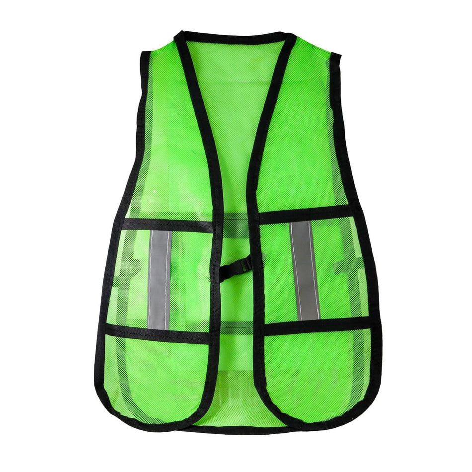 CHALECO DE MALLA VERDE C/REFLEJANTE, WES