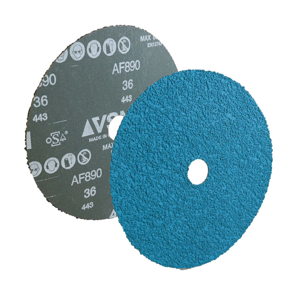 DISCO DE LIJA C36 BARRENO 7" X 7/8" ACTI