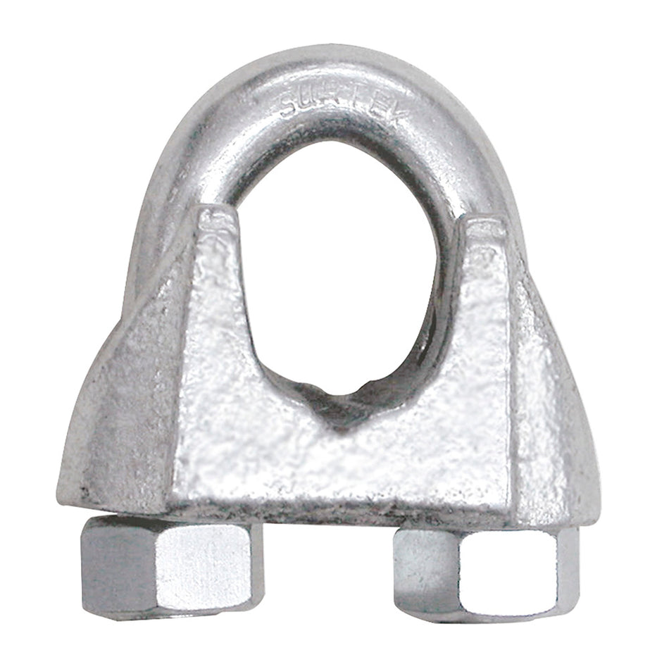 Perro de hierro maleable para cable de acero 1/4" Surtek PER3