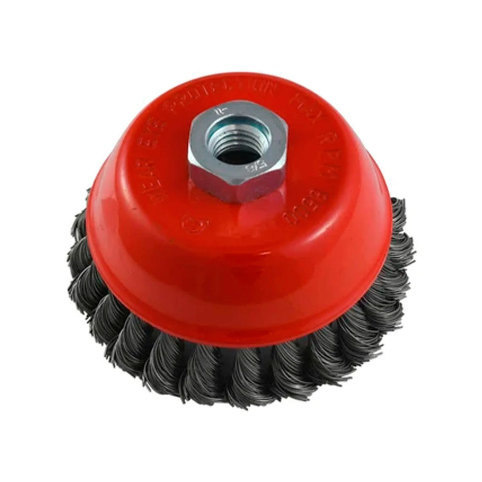 CARDA ALAMBRE FINO 4" ENTRADA 5/8"  (101