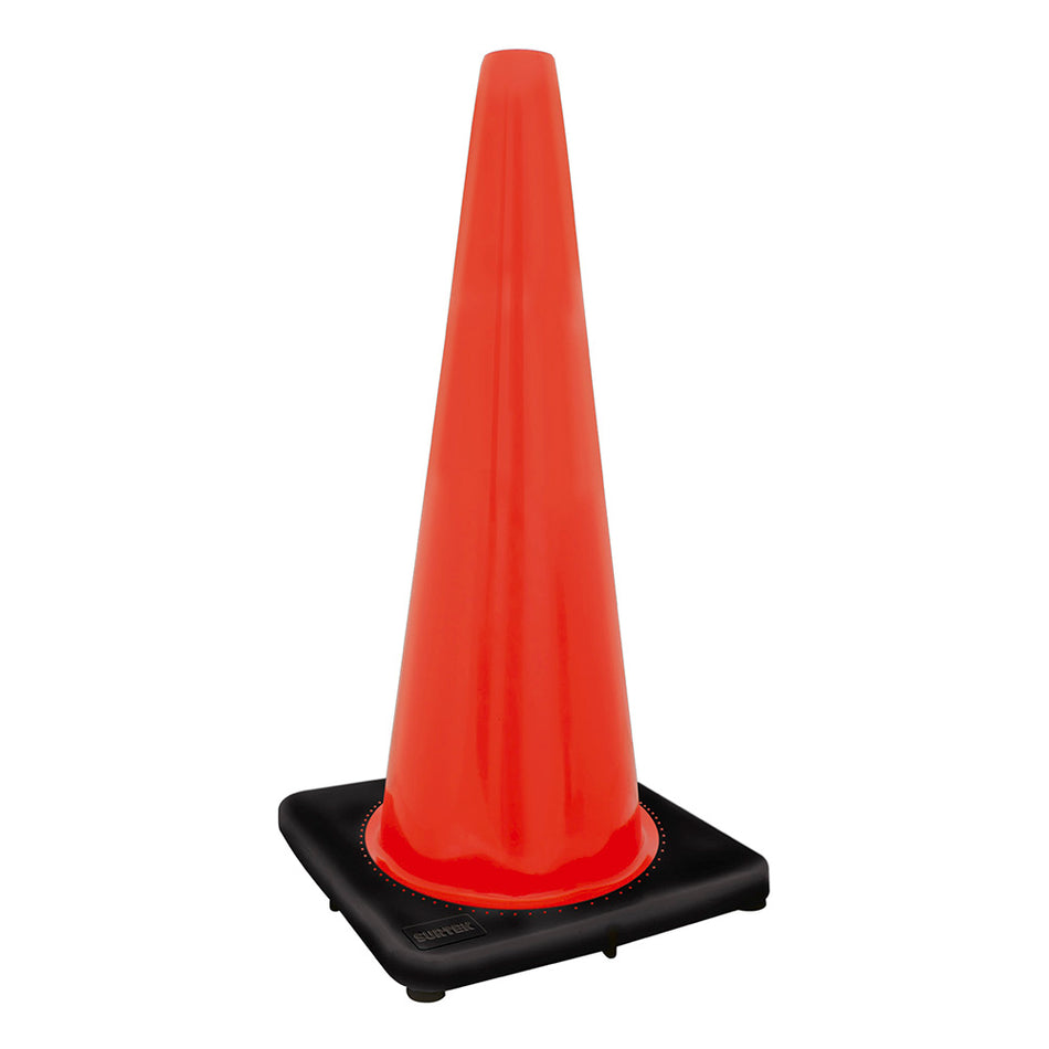 Cono de precaución sin banda reflejante, 70 cm Surtek 137464
