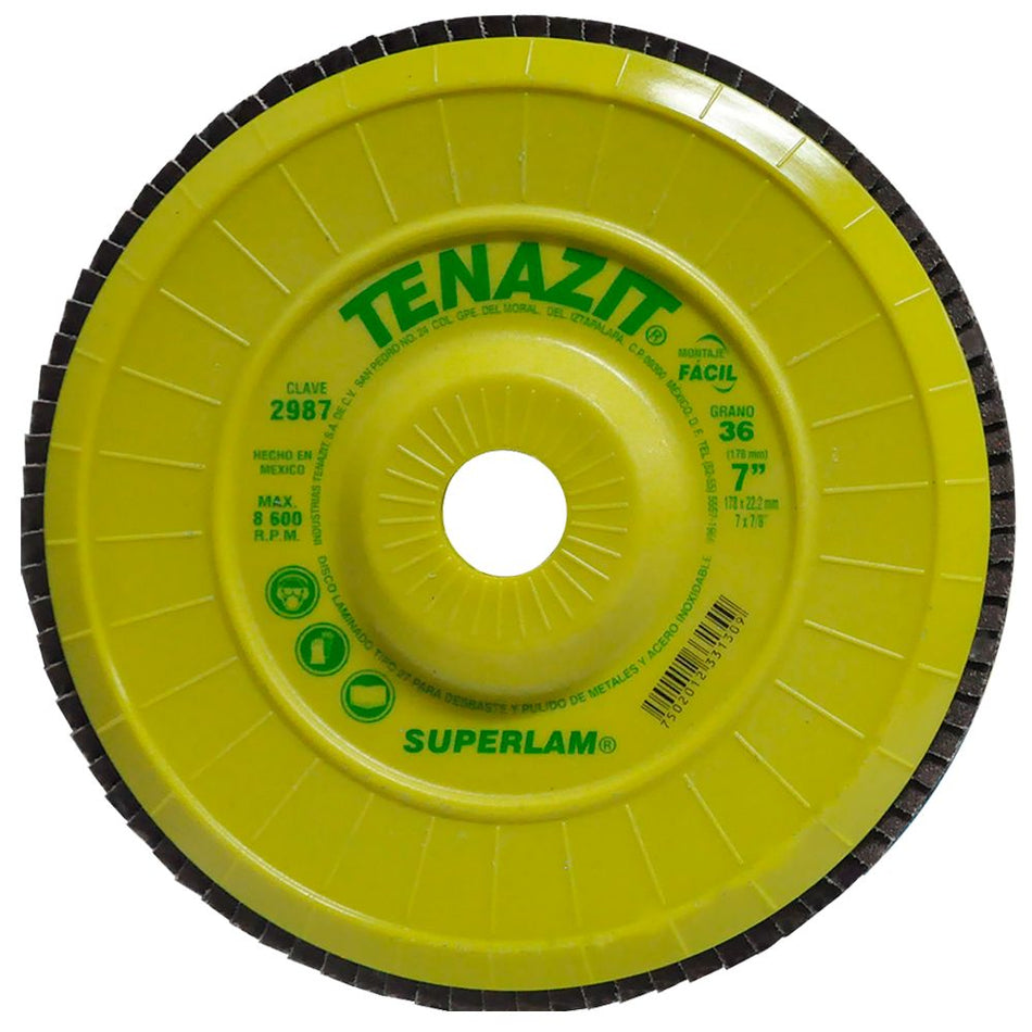 Disco laminado, especificación SUPERLAM