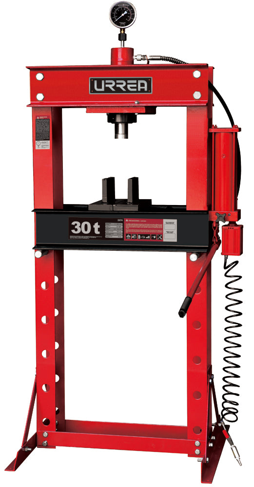 Prensa hidroneumática, 30 ton Urrea 2474