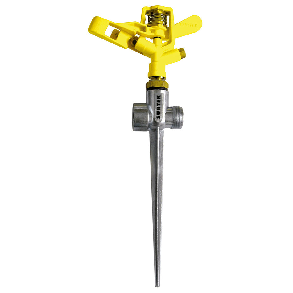Aspersor metálico regulable por pulsación 3/4" GHT 2 vías Surtek 130322