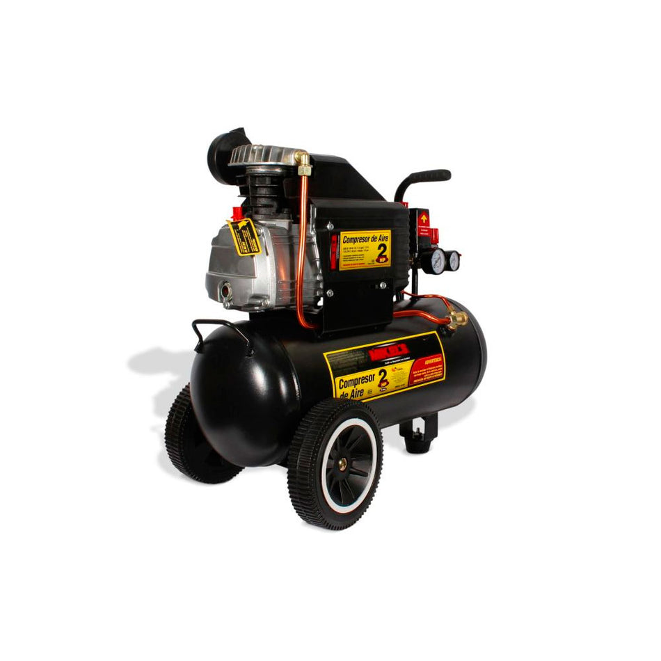 Compresor de aire 2 HP (24 lts), MIKELS CA-2HP