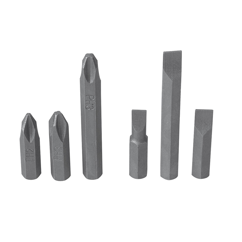 Juego de puntas de impacto combinadas intercambiables para destornillador D10,6 pz en cajP Surtek PFD10