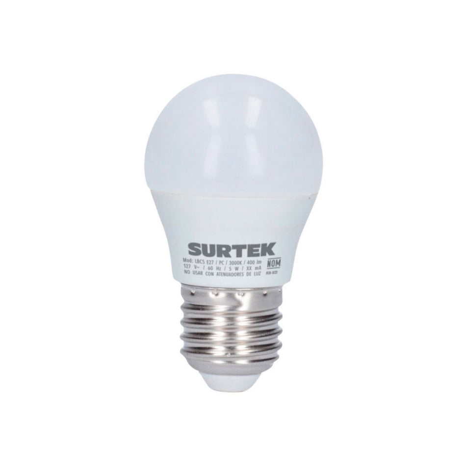Lámpara de LED tipo bulbo A19, 14 W luz cálida Surtek LBC14