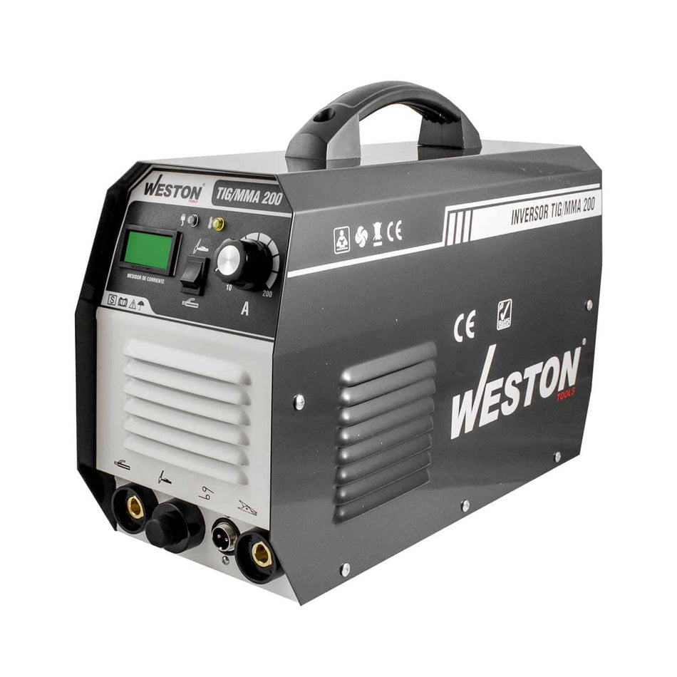 INVERSOR TIG/MMA HF 200AMP 220V C/CONSUM