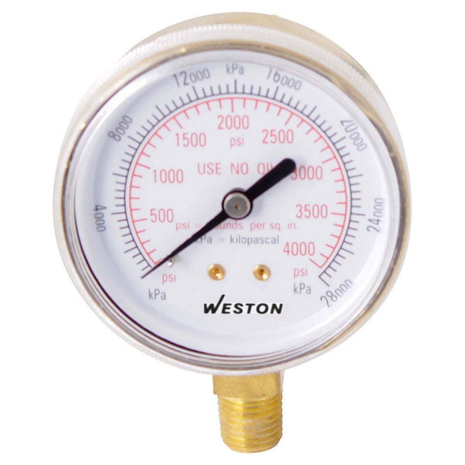 MANOM. D/OXIGENO 2-3/4" 1/4" NPT 200PSI/