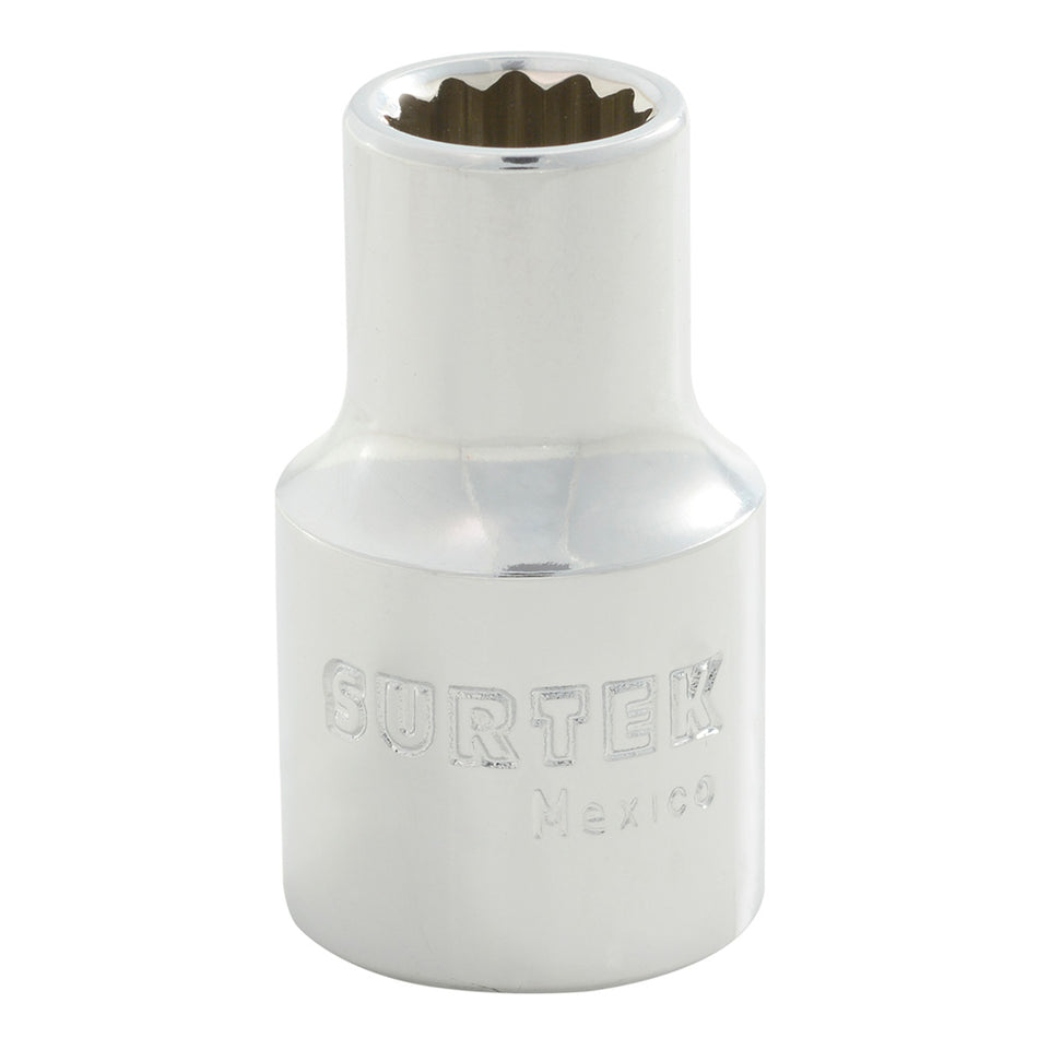 Dado cuadro de 1/2", 12 puntas, métrico, 14 mm Surtek F5814M