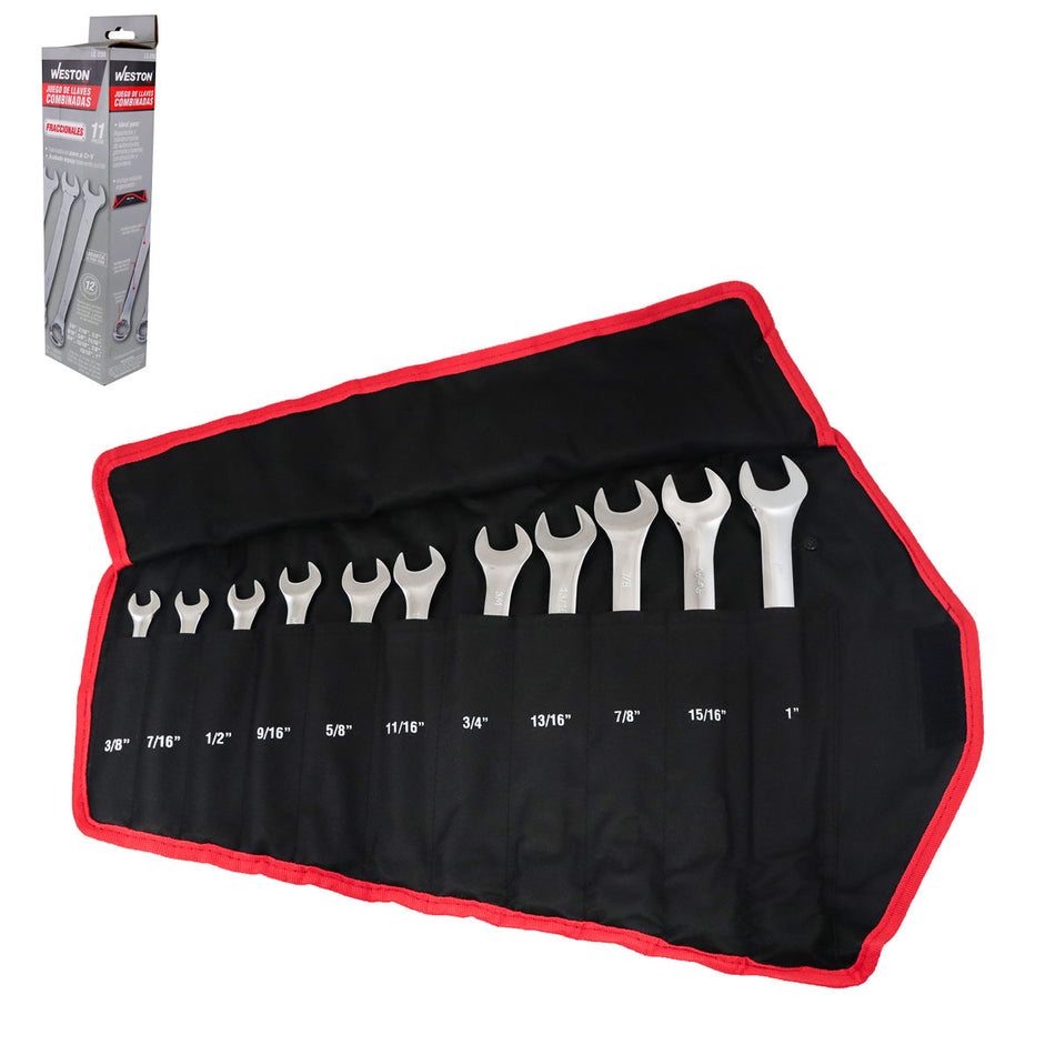 JUEGO DE LLAVES COMBINADAS CrV PULIDO ES