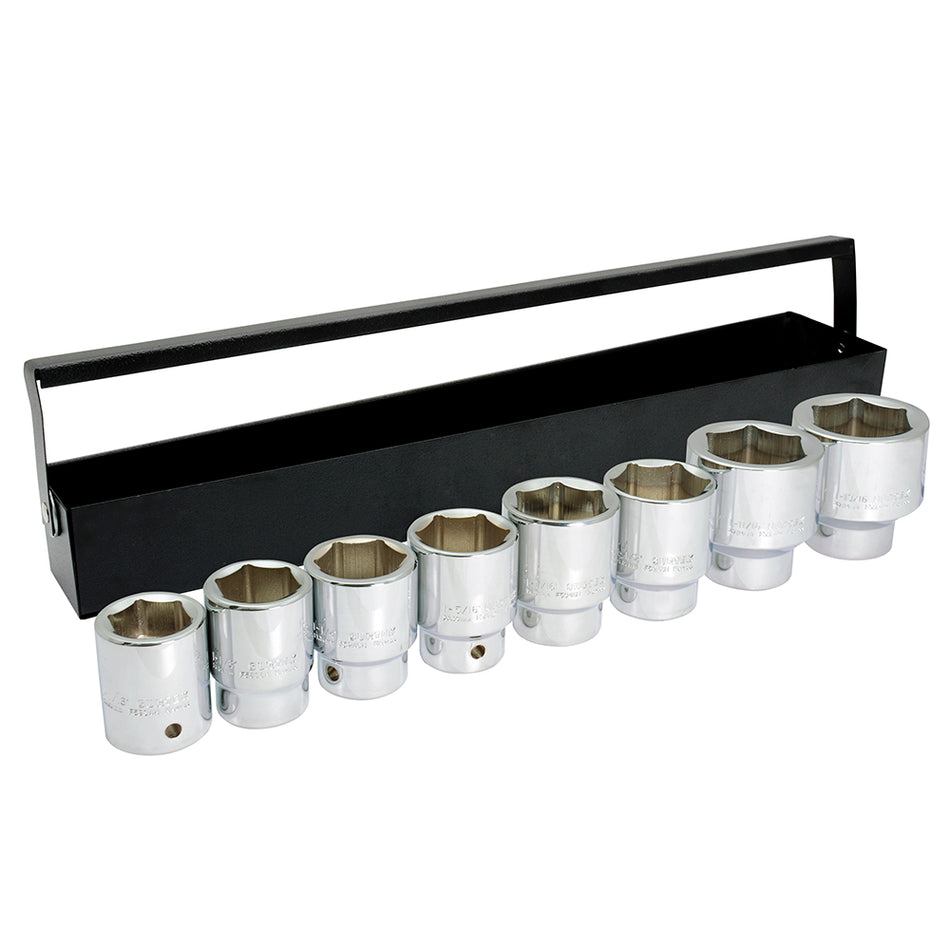 Juego de dados cuadro de 3/4" 6 puntas, en pulgadas, 8 piezas Surtek F598
