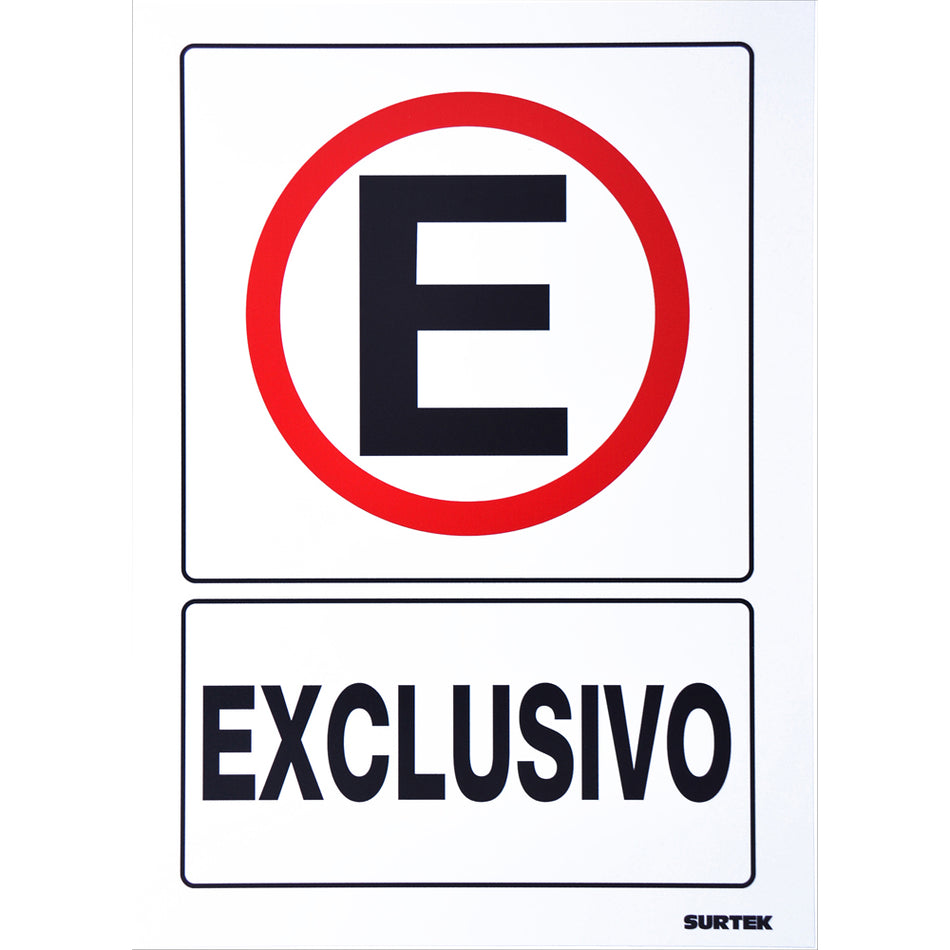Señal "Exclusivo" Surtek SES44