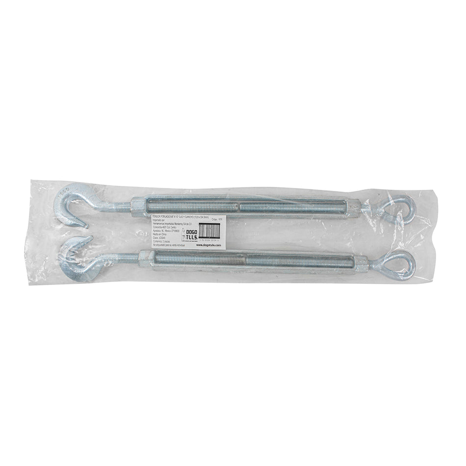 TENSOR FORJADO 5/8" X 12" OJO Y GANCHO DOGOTULS JG5040