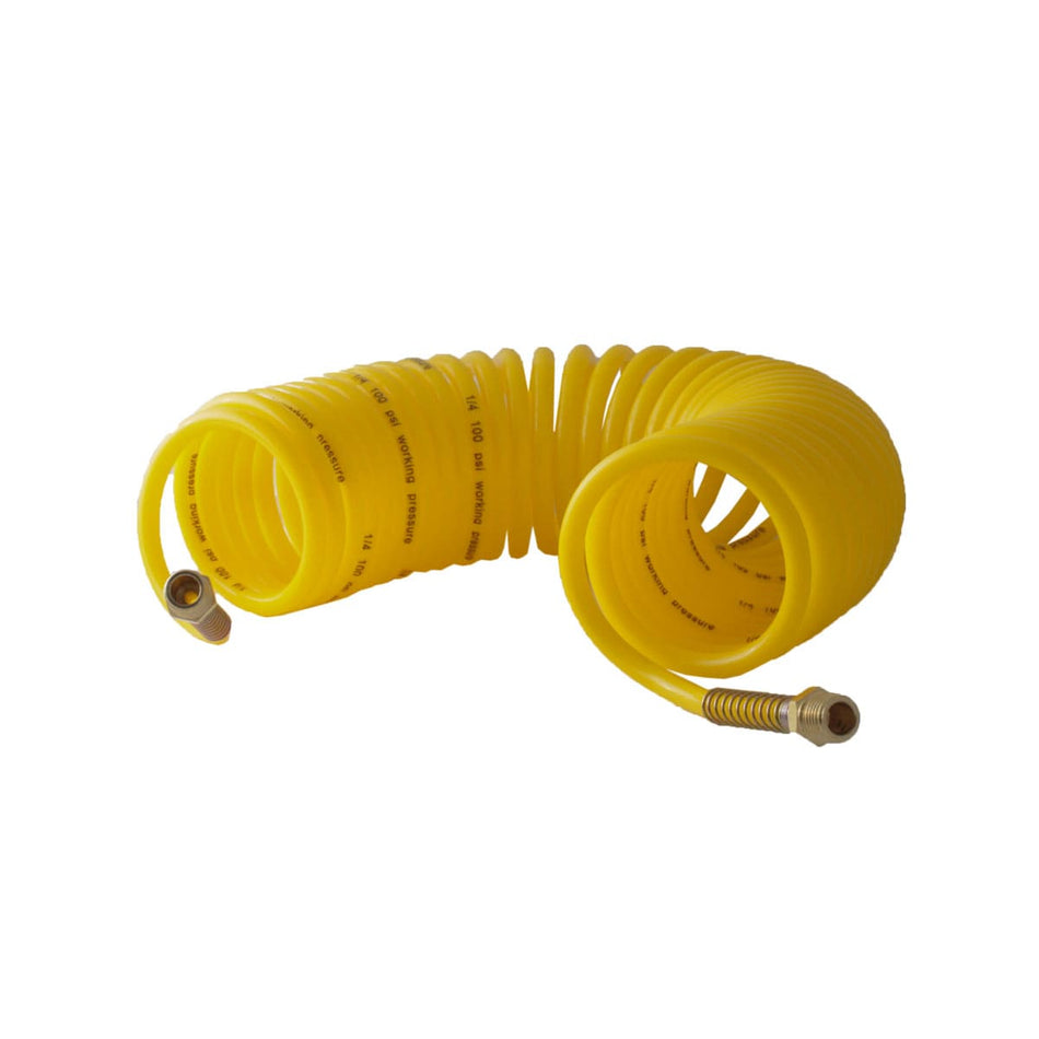 MANGUERA P/AIRE D/PE TIPO RESORTE AMARIL