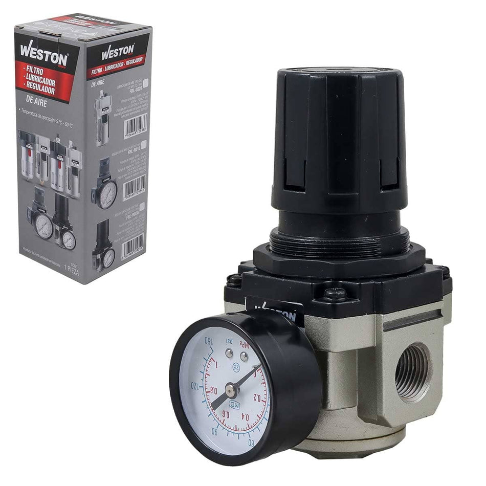 REGULADOR DE AIRE TIPO SMC 1/2" NPT, WES