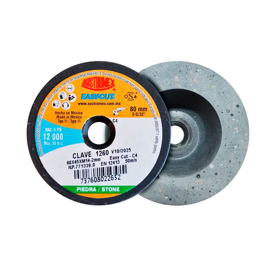 Copa Shellac - Tipo 11 de 80 x 45 x M14-