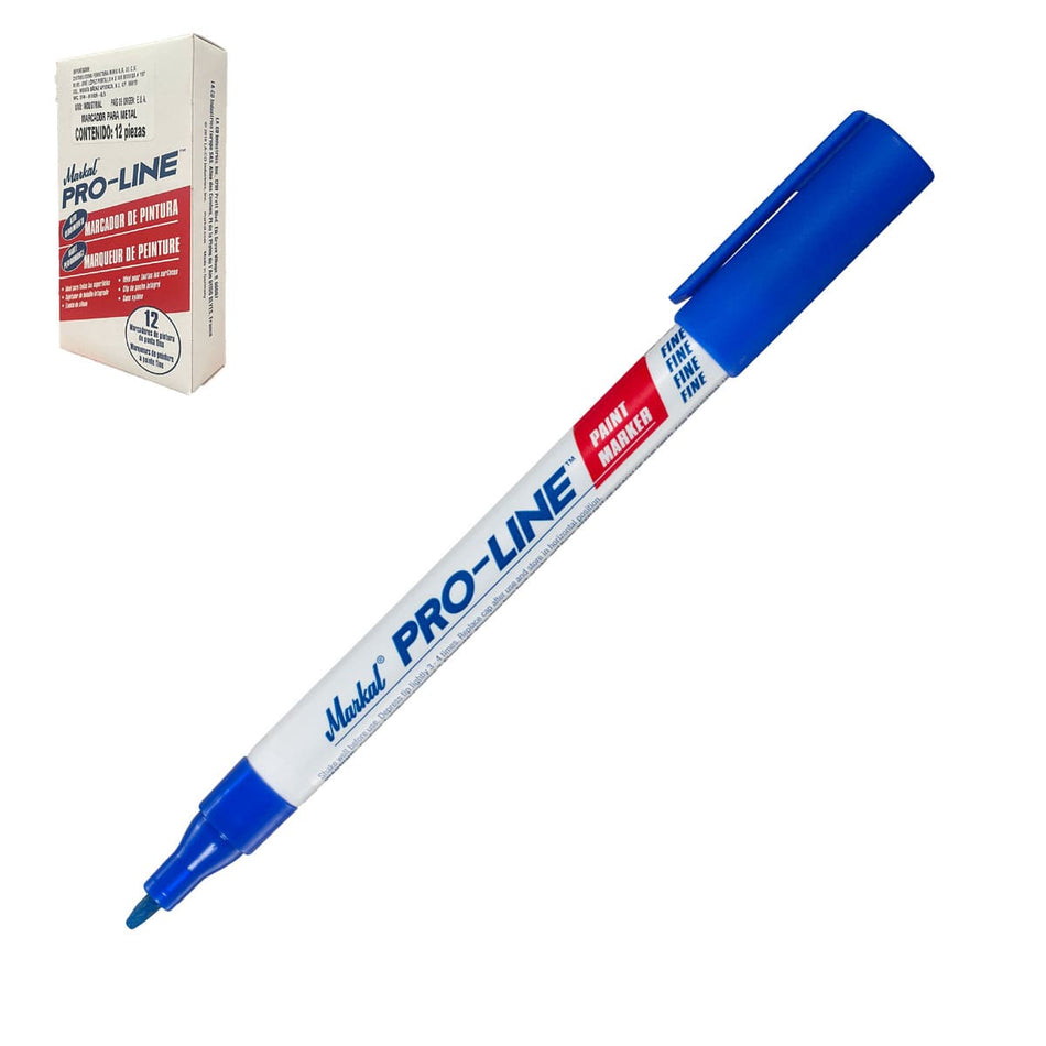 MARCADOR PUNTO FINO PROLINE AZUL (CAJA C