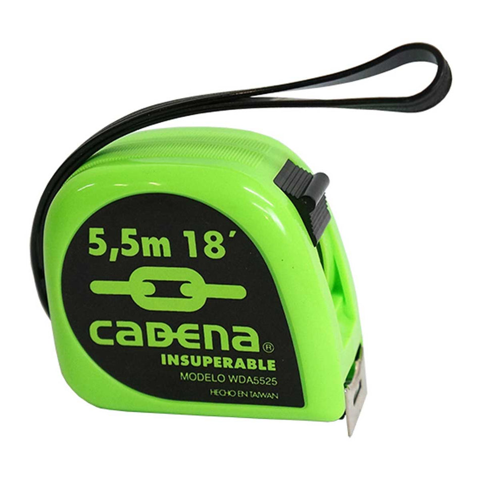 FLEXOMETRO CADENA 5.5 MTS NEON, WESTON