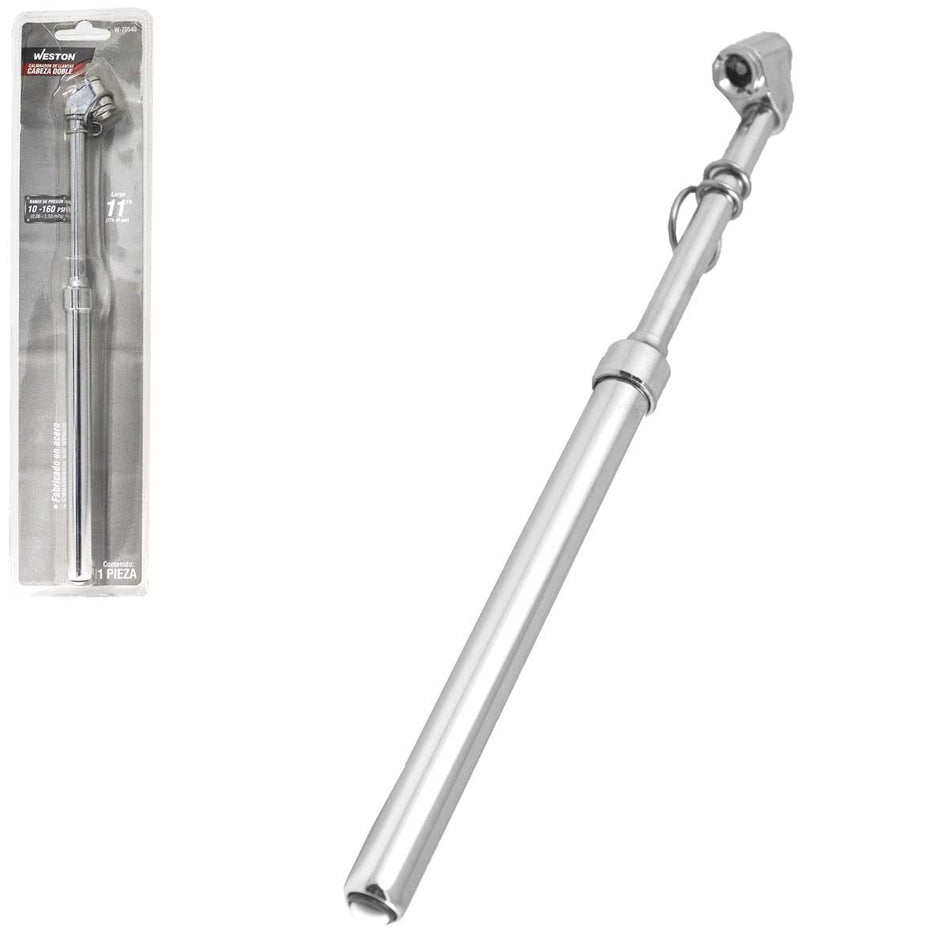 CALIBRADOR DE LLANTAS CABEZA DOBLE D/MET