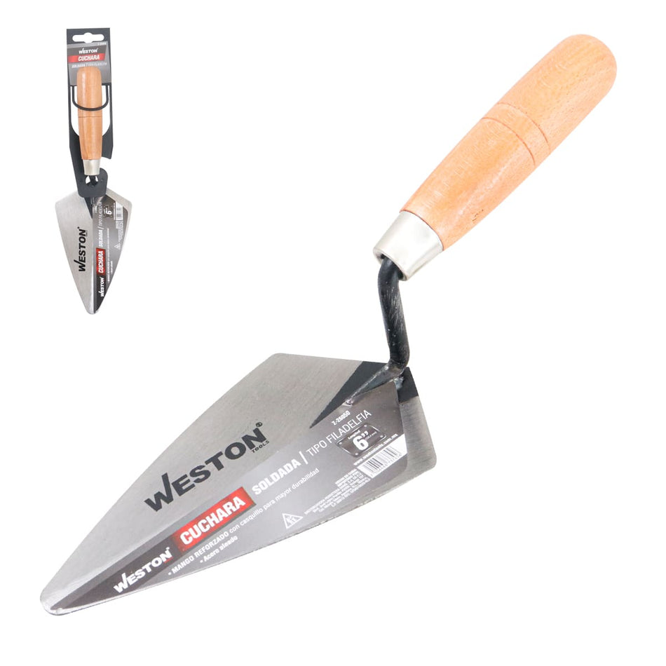 CUCHARA SOLDADA TIPO FILADELFIA 6" MANGO