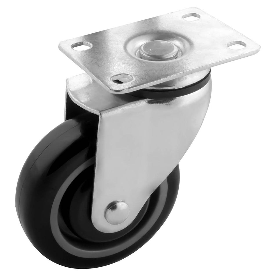 RODAJA PU/PP 4" P/CARRITO SUPER GIRA., W