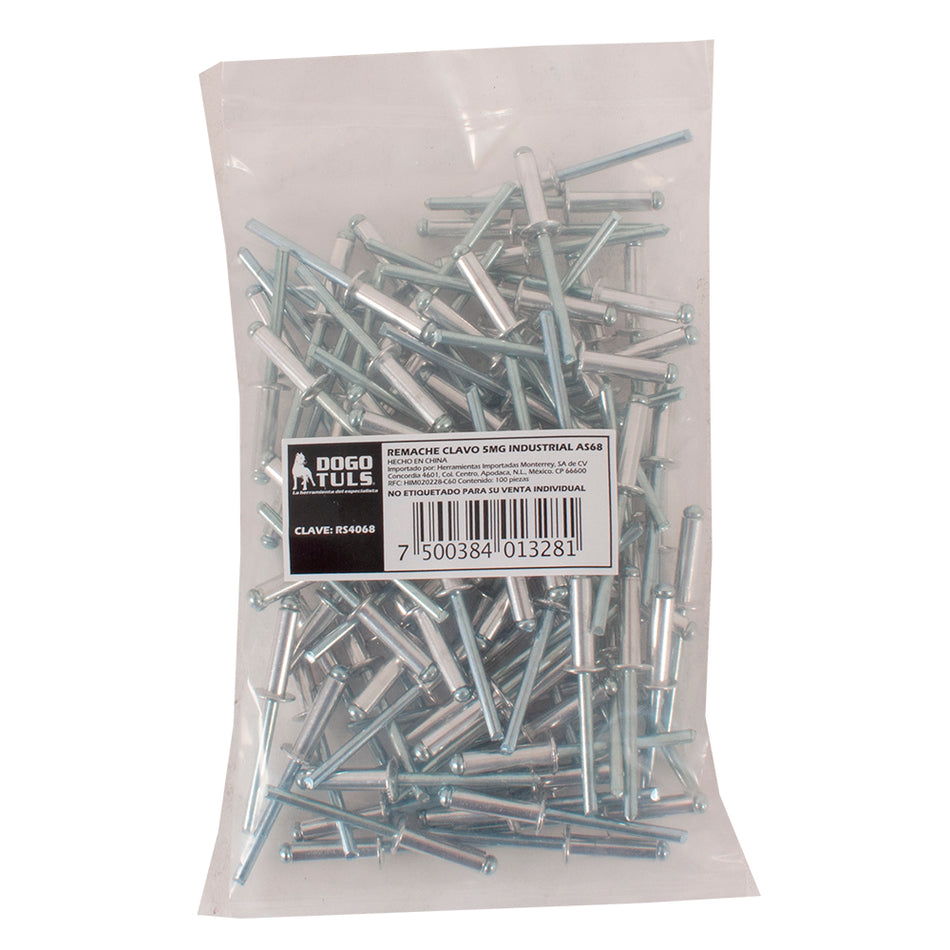 REMACHE CLAVO 5MG AS68 3/16" X 1/2" DOGOTULS RS4068