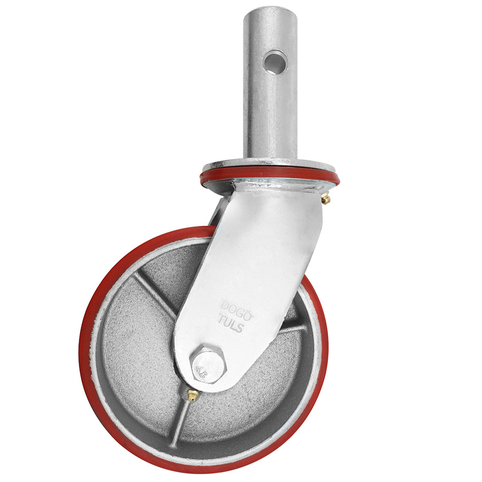 RODAJA ANDAMIO FIERRO Y PU GIRATORIA 6" DOGOTULS ZF5155