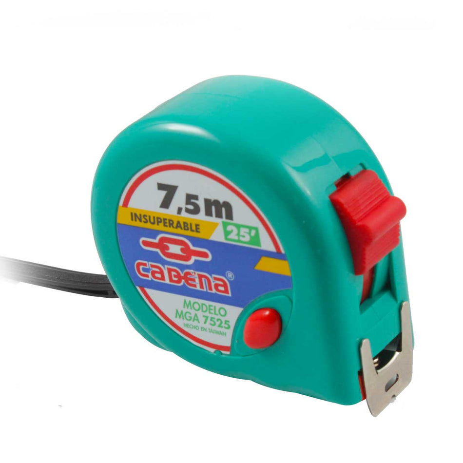 FLEXOMETRO CADENA 7.5 MTS AQUA, WESTON