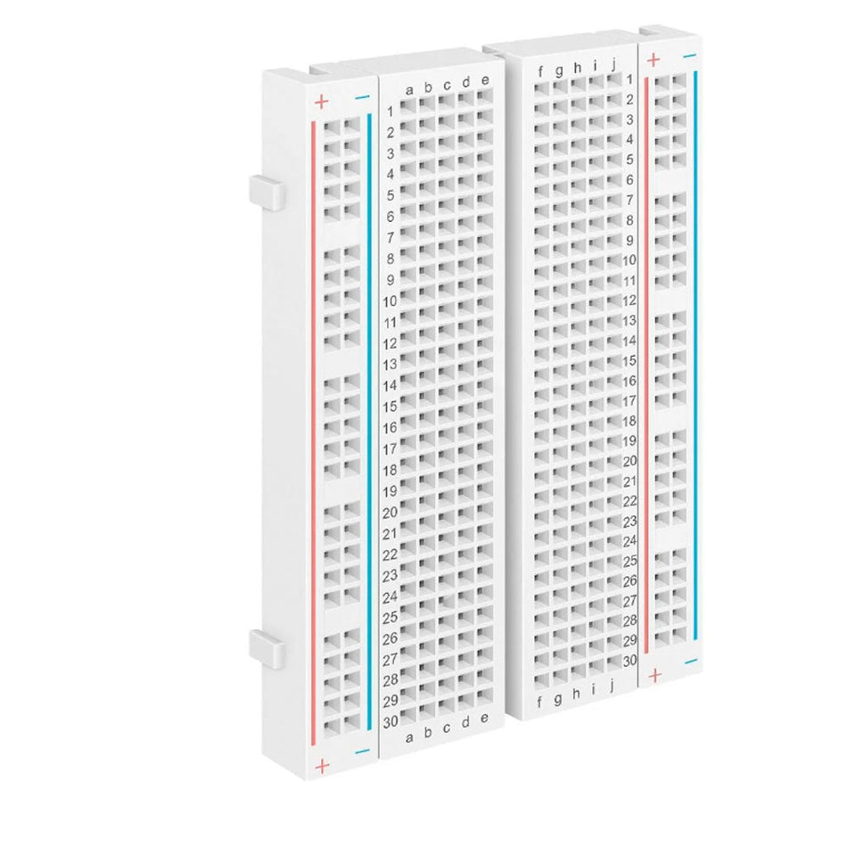 MINI PROTOBOARD DE ENSAMBLE A PRESION, 1 BLOQUE Y 2 TIRAS, STEREN 509-003