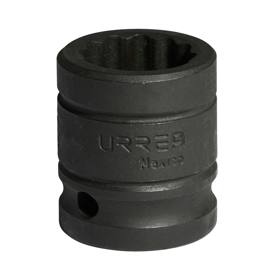 Dado de impacto cuadro de 1/2", 12 puntas, métrico, 21 mm Urrea 7421MT