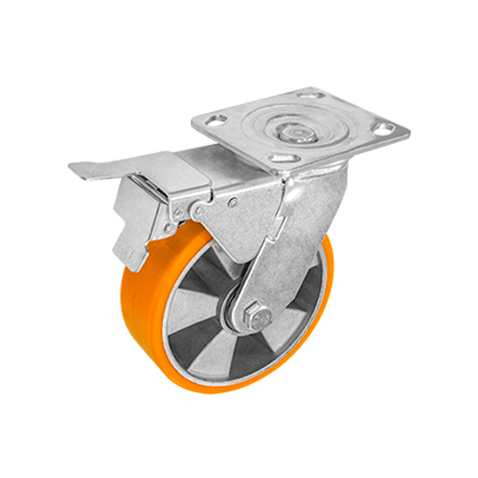RODAJA ALUMINIO PU NAR GIRAT / FRENO 6" DOGOTULS ZF5275