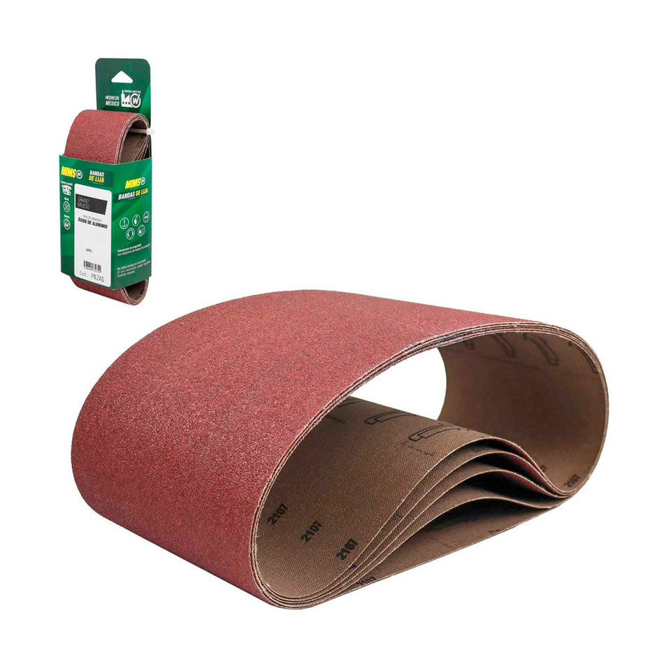 BANDA MIMS ÓXIDO DE ALUMINIO 4" X 36" G8