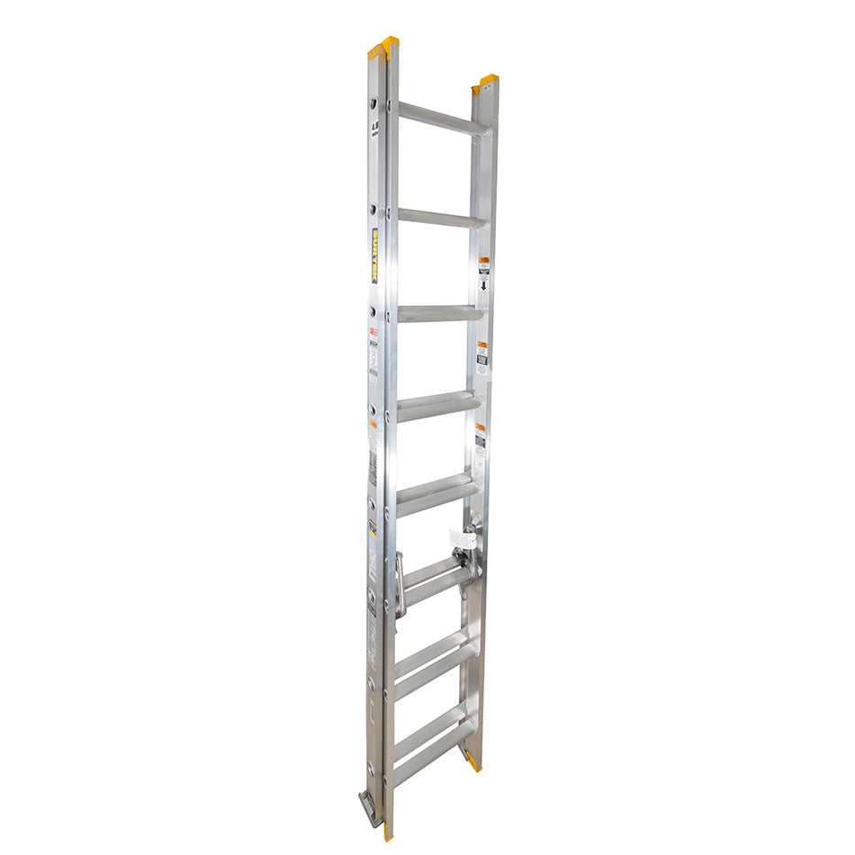 Escalera de extensión tipo III de aluminio con 16 peldaños Surtek EE16