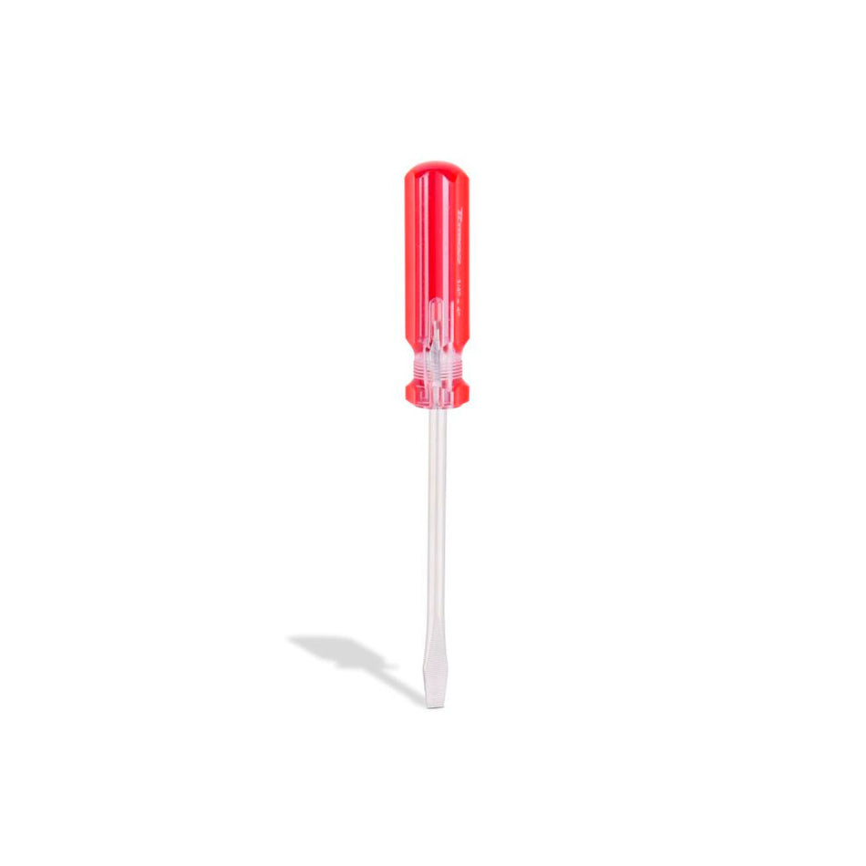 Desarmador plano 1/4" x 4", barra acero MIKELS DP-144