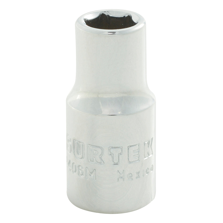 Dado cuadro de 1/4", 6 puntas, métrico, 6 mm Surtek 4406M
