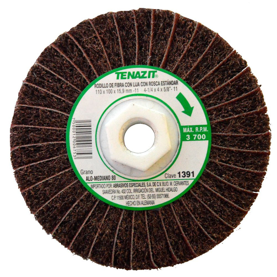 Rodillo de fibra combinado con fibra gra