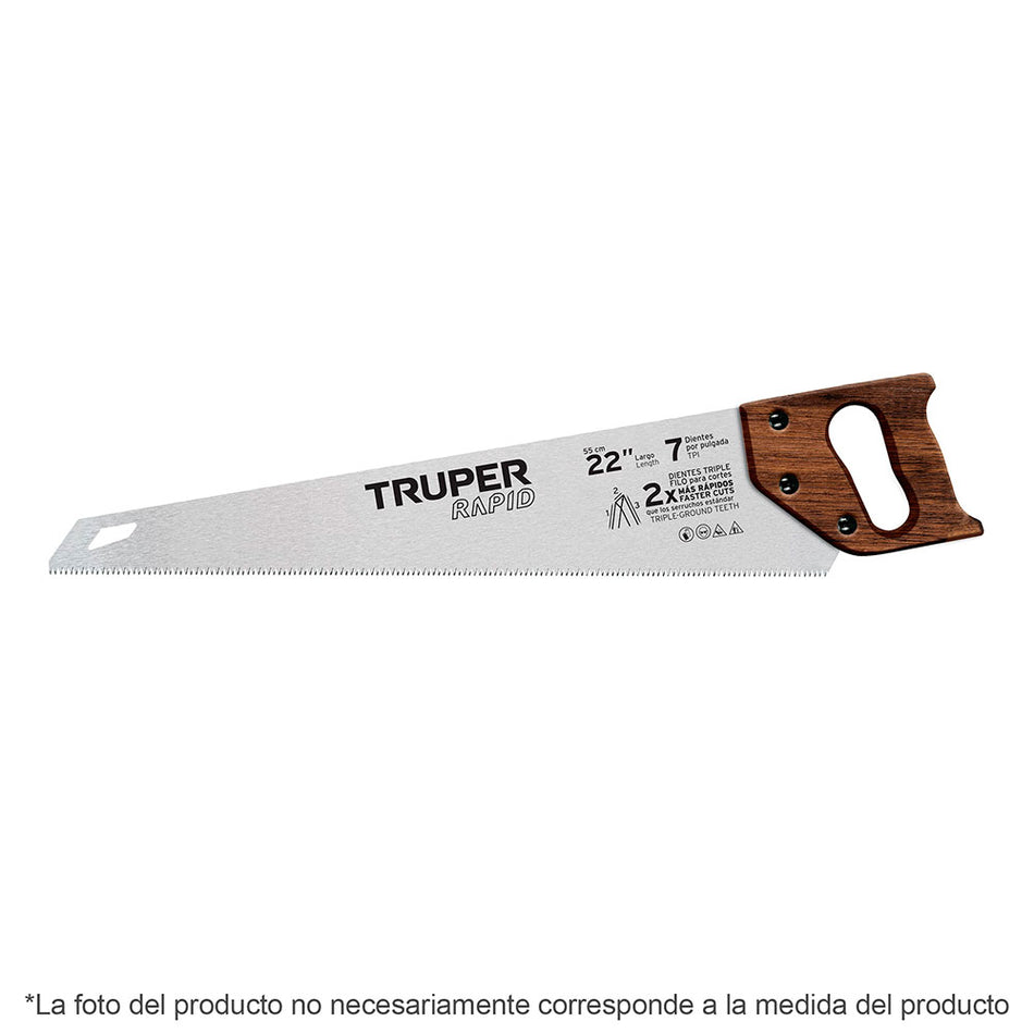 Serrucho Rapid 18', 7 DPP, mango de made