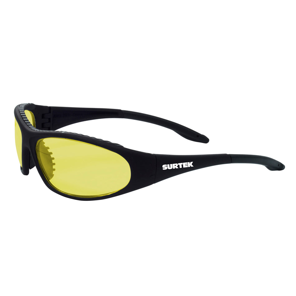 Lentes de seguridad modelo Reforzado, ámbar Surtek 137670