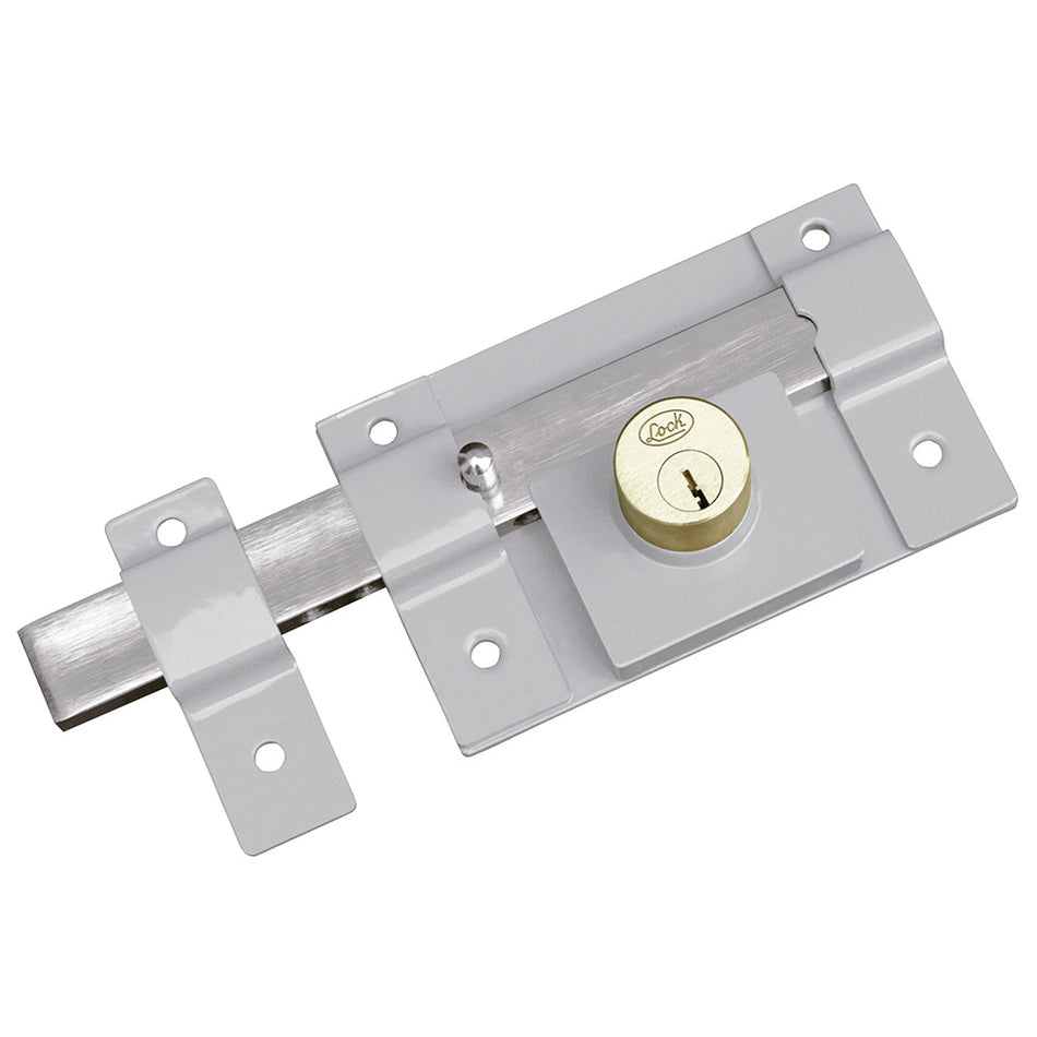 Cerradura para cortina barra libre función doble, llave estándar, en caja Lock L510GS