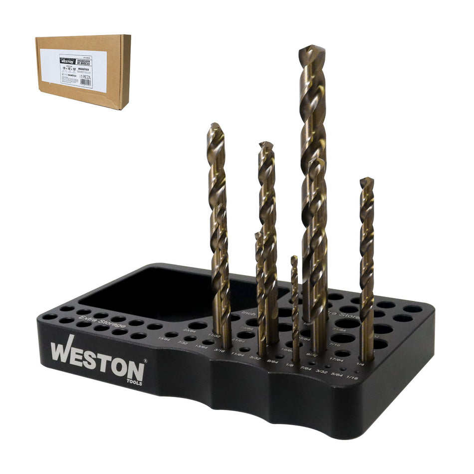 ORGANIZADOR BROCAS MAGNETICO 1/16"-1/2"