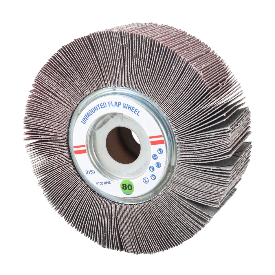 RUEDA FLAP AO 6" x 2" x 1" G80, WESTON