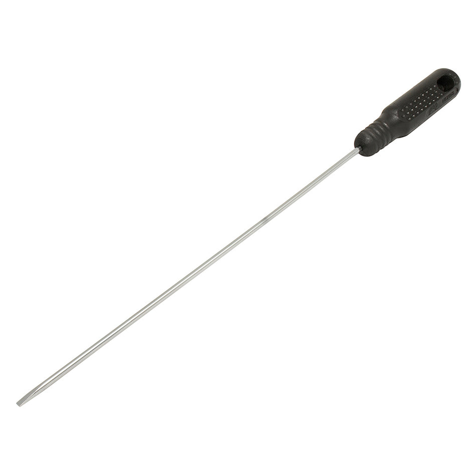 Destornillador con mango negro, punta cabinet barra redonda 1/8" x 4" Foy DCR32