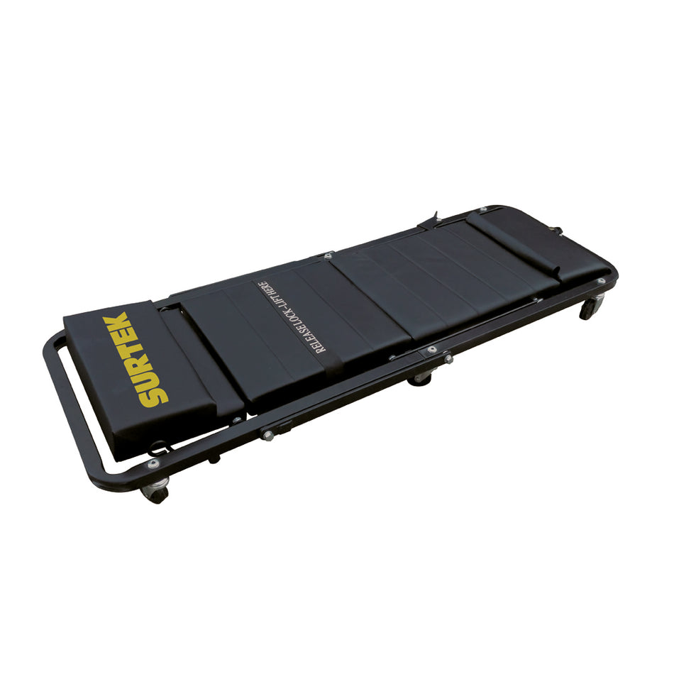 Cama-banco para mecánico ajustable acolchonada, 48" Surtek 137067