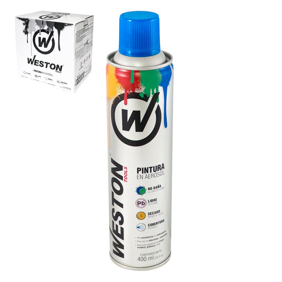 PINTURA AEROSOL AZUL CLARO 400ml (Precio
