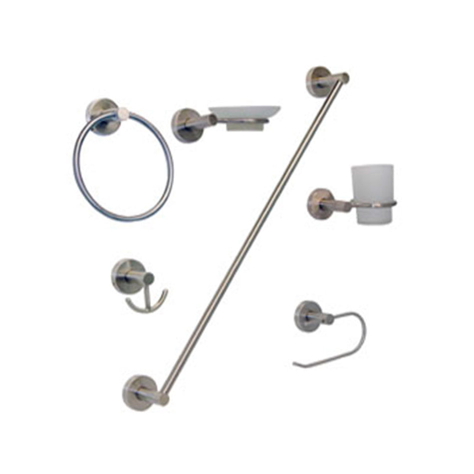 JGO.ACCESORIOS P/BAÑO ACABADO SATINADO (