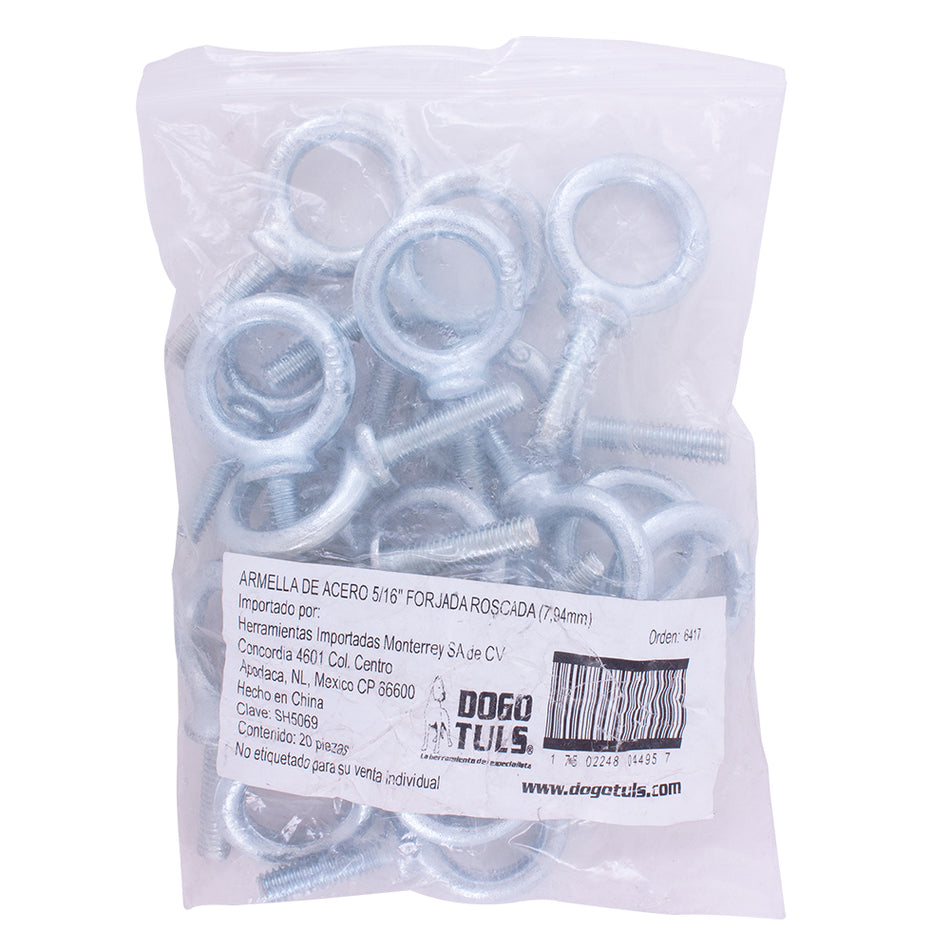 ARMELLA ACERO CORTA 5/16X 1-1/8 FORJADA DOGOTULS SH5069