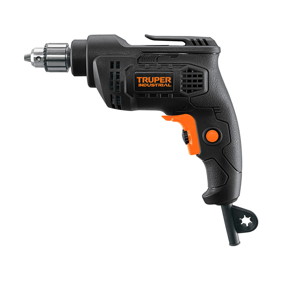Taladro 1/4' 380 W, industrial, Truper