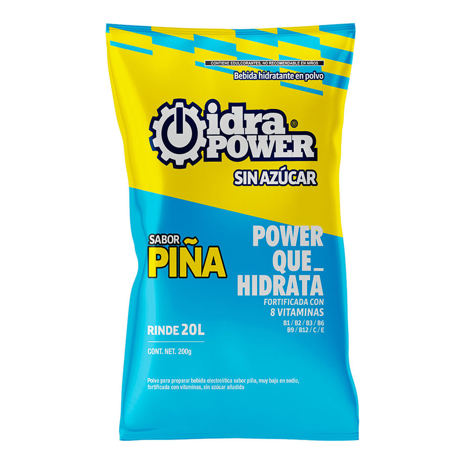 Idrapower sin azúcar Piña, 200g,