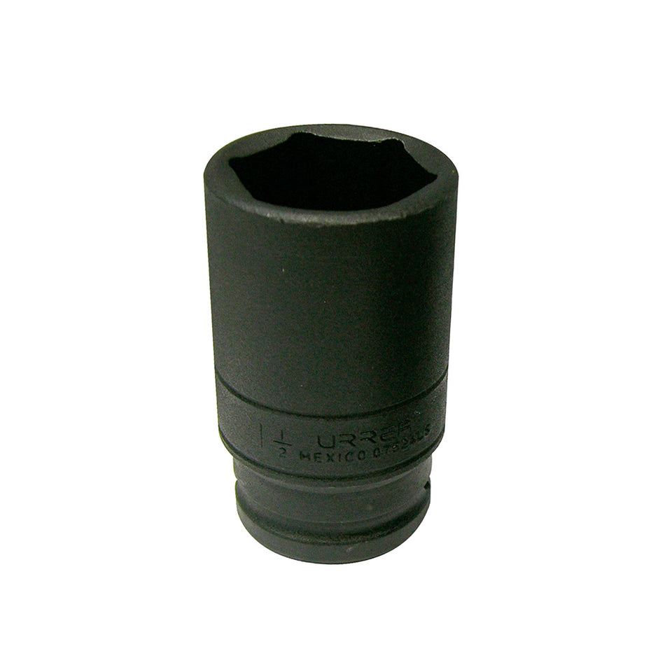 Dado de impacto en pulgadas cuadro de 3/4" para ruedas de camión, 3/4" x 1-1/2" Urrea 07524LS
